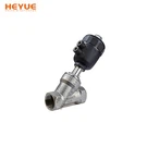 Pneumatic Threaded Angle Seat Valve