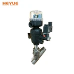 Pneumatic Welded Angle Seat Valve