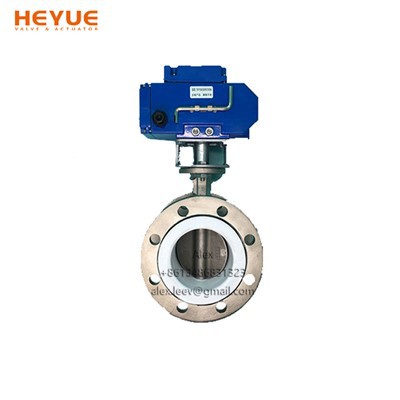 Electric Flanged Butterfly Valve